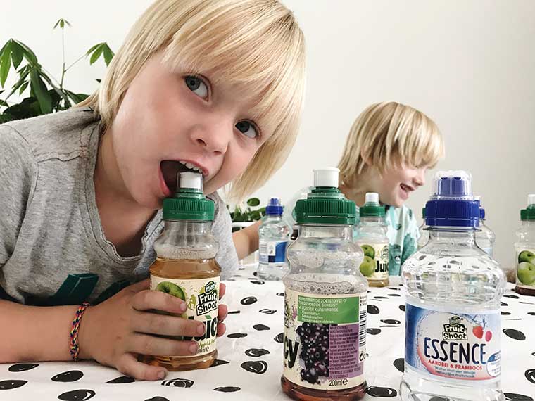 Trend: Smaakwater en fruitwater. Vinden kinderen het lekker?