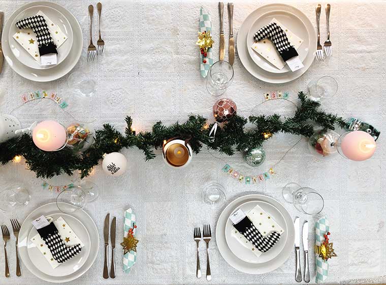 De kersttafel dekken - lekker veel inspiratie en simpele ideeën om kerstdecoratie maken voor op tafel