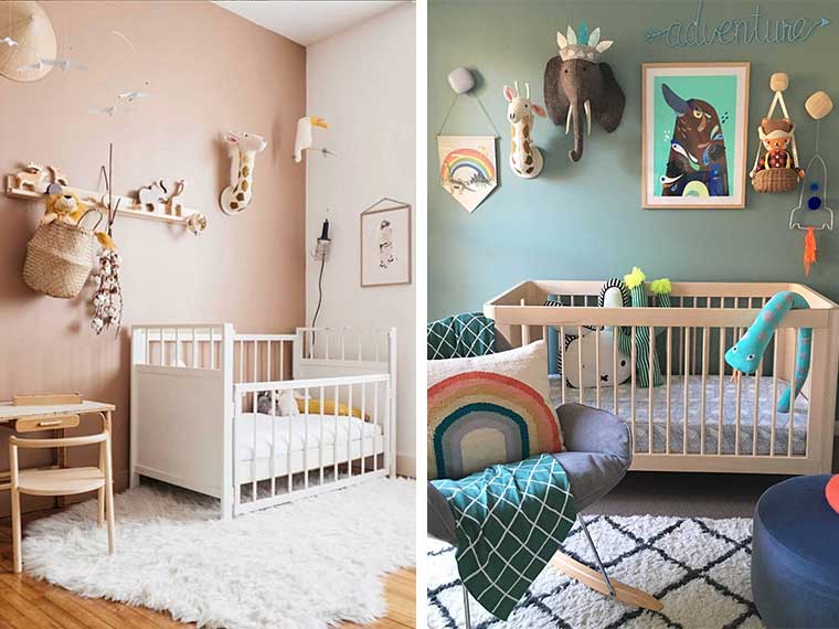 Babykamer trends 2019 - Van natuurlijk tot avontuurlijk en romantisch. Met de kinderkamer kun je dit jaar alle kanten op!