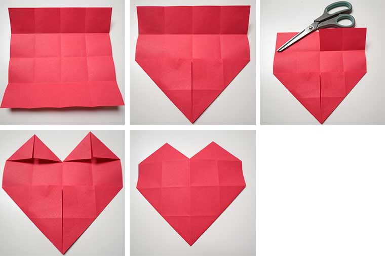 Een hartje vouwen - Ik laat je stap voor stap op 2 verschillende manieren zien hoe je dat kunt doen. Een simpele versie voor kleuters, een origami hartje voor oudere kids.