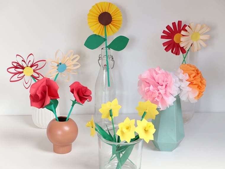 Wonderbaar Bloemen knutselen - 30+ Leuke ideeën om bloemen te maken | Lady ML-69