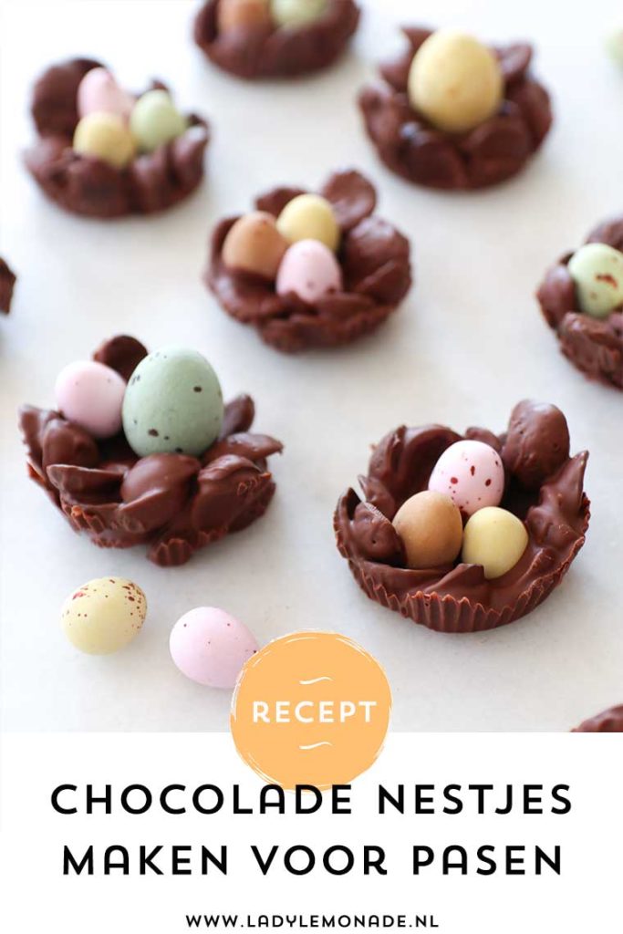 Chocolade nestjes maken - Leuk paasrecept voor kids!