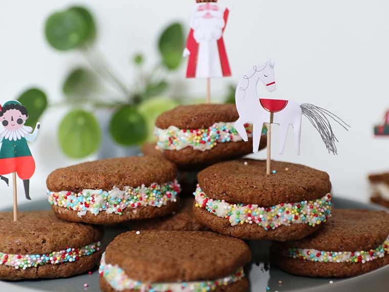Pepernoten Oreo koekjes | Een leuke én lekkere Sinterklaas traktatie