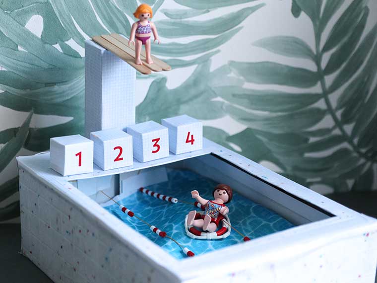 Een zwembad surprise maken voor Sinterklaas. Incl. gratis printables!