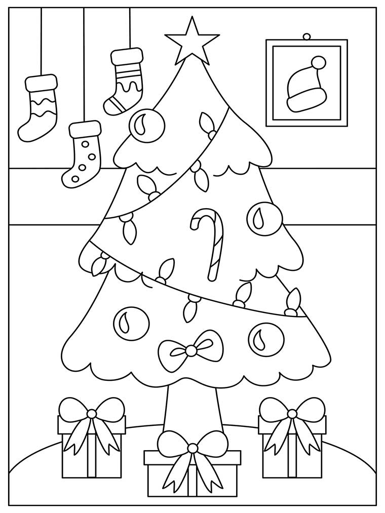slikken redactioneel verraden Kleurplaat voor Kerst | Print hier gratis de leukste Kerst kleurplaten uit!