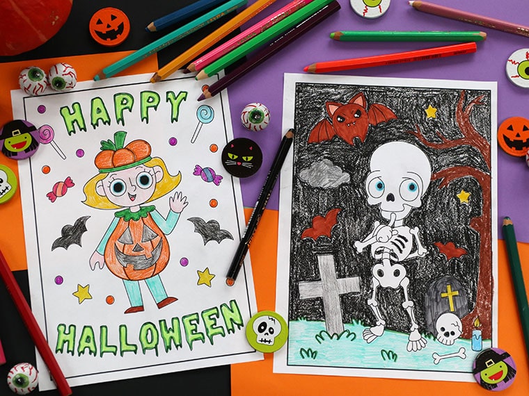 Halloween kleurplaat | Print hier gratis de leukste Halloween kleurplaten!
