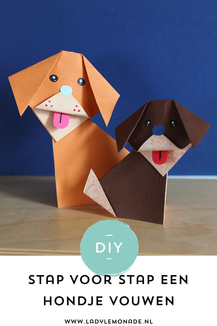 Hondje vouwen | Zo je stap voor stap een origami hond Lady